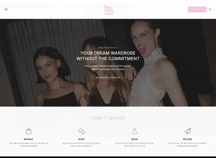 The Hire With Lani website home page
